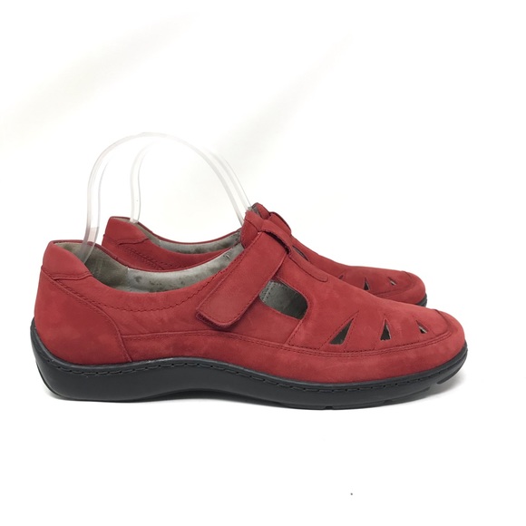 womens red flat shoes uk